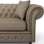 Мебельная ткань Шенилл коричневый цвет 138 см T4-21 варинант исполнения - 7 | Loft Concept в Омске