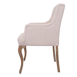 Кресло Mason Classical Armchair beige flax варинант исполнения - 1 | Loft Concept в Омске