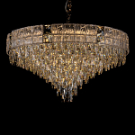 Люстра с каскадом из прозрачного хрусталя Constant Sparks варинант исполнения - 10 | Loft Concept в Омске