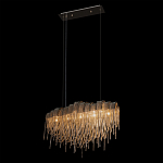 Люстра подвесная с металлическими цепочками и изогнутыми металлическими дугами 72 см Atlantis Chain варинант исполнения - 5 | Loft Concept в Омске