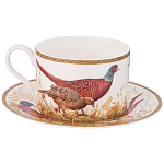 Чайная пара из фарфора 300 мл Hunting Porcelain Collection варинант исполнения - 1 | Loft Concept в Омске