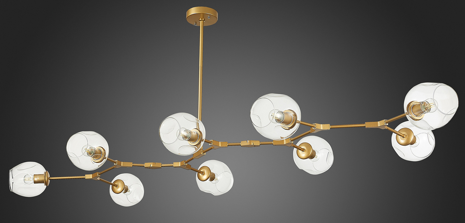 Люстра Branching Bubble Chandelier 9 gold Люстра Branching Bubble Chandelier 9 gold - Loft-Concept в Омске