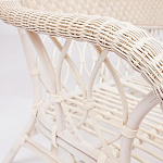 Комплект уличной мебели из ротанга Eloise белый варинант исполнения - 4 | Loft Concept в Омске
