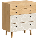 Комод с принтом на ящиках Elise Chest of Drawers варинант исполнения - 15 | Loft Concept в Омске