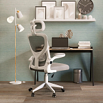 Кресло для компьютерного стола Easement Grey&White варинант исполнения - 10 | Loft Concept в Омске