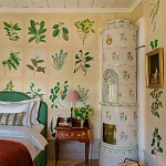 Обои ручная роспись Botanical Studies Linnaeus colourway варинант исполнения - 6 | Loft Concept в Омске