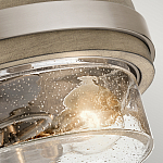 Потолочный светильник с прозрачным стеклянным плафоном с эффектом пузырьков Kichler варинант исполнения - 2 | Loft Concept в Омске
