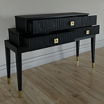 Премиальная Консоль с тремя ящиками Elsa Dreams Black варинант исполнения - 2 | Loft Concept в Омске