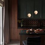 Подвесной светильник из белого алебастра Cryptocrystalline Stone варинант исполнения - 8 | Loft Concept в Омске