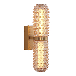 Бра с факутрным стеклянным плафоном Шампань Sonora варинант исполнения - 1 | Loft Concept в Омске