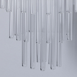 Бра с круглым основанием и длинными прозрачныи стеклянными трубками Nembus варинант исполнения - 7 | Loft Concept в Омске