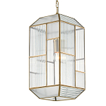 Подвесной светильник с рельефным стеклом Embossed Glass варинант исполнения - 2 | Loft Concept в Омске