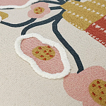 Подушка с цветочным принтом Blooming Elegance Rose варинант исполнения - 2 | Loft Concept в Омске