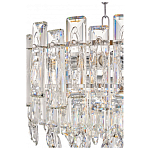 Круглая люстра с хрустальными подвесками на серебряном каркасе Gorgeous Crystal Light варинант исполнения - 11 | Loft Concept в Омске