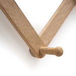 Настенная деревянная раздвижная вешалка Larson Wood Hanger варинант исполнения - 4 | Loft Concept в Омске