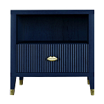 Прикроватная тумбочка с полкой Elsa Dreams Blue варинант исполнения - 5 | Loft Concept в Омске