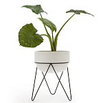 Кашпо Elevated Planters Luna 54 белое варинант исполнения - 2 | Loft Concept в Омске