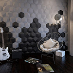 Гипсовая 3D панель с принтографией PM-30 варинант исполнения - 7 | Loft Concept в Омске