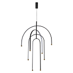 Люстра подвесная с дугообразными изогнутыми элементами Luke Lampco Tracer Lamp варинант исполнения - 2 | Loft Concept в Омске