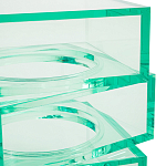 Стол журнальный в форме кубов Acrylic Furniture Lumina Mint Breeze варинант исполнения - 3 | Loft Concept в Омске