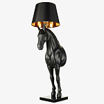 Horse Statue Floor Lamp Большой светильник Черная Лошадь варинант исполнения - 6 | Loft Concept в Омске
