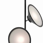 Торшер черный с 2-мя большими лампами Black Diffusers варинант исполнения - 1 | Loft Concept в Омске