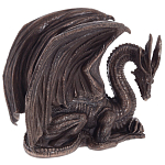 Декоративная статуэтка Дракон Dark Bronze Winged Dragon Statuette варинант исполнения - 1 | Loft Concept в Омске