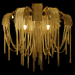 Бра с металиическими цепочками и дугообразными элементами Atlantis Chain варинант исполнения - 8 | Loft Concept в Омске