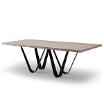 Стол обеденный на изогнутых ножках Consonance варинант исполнения - 1 | Loft Concept в Омске