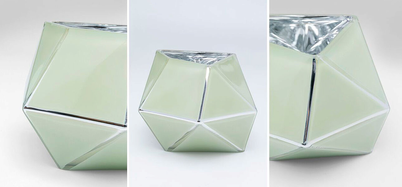 Ваза серая Geometric projection Ваза серая Geometric projection - Loft-Concept в Омске