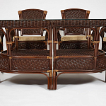 Комплект обеденный из ротанга Eloise grand варинант исполнения - 11 | Loft Concept в Омске