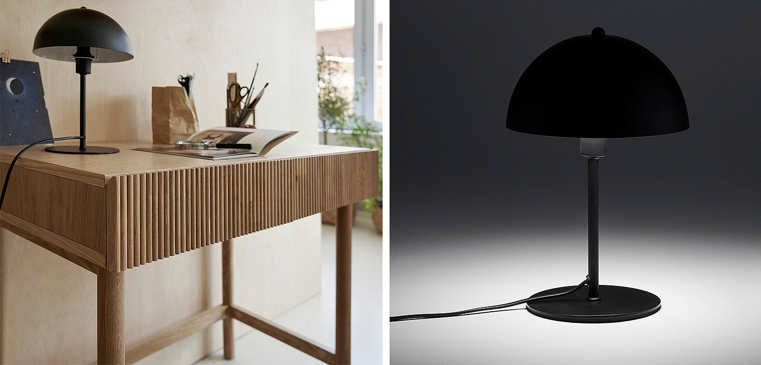 Настольная лампа Umbel Table Lamp Black Настольная лампа Umbel Table Lamp Black - Loft-Concept в Омске