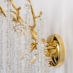 Бра золотого цвета с ветвями и хрустальными подвесками FAIRYTREE Light варинант исполнения - 7 | Loft Concept в Омске