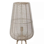 Торшер с плетеным металлическим плафоном Wicker Iron Lamp варинант исполнения - 1 | Loft Concept в Омске