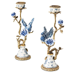 Подсвечник Candleholder Birds Atlanta Set 2 Pcs варинант исполнения - 1 | Loft Concept в Омске