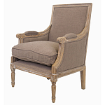 Кресло William Classical Armchair brown flax варинант исполнения - 3 | Loft Concept в Омске