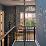 Обои ручная роспись Nara Original colourway on Summer Sky slub silk варинант исполнения - 2 | Loft Concept в Омске