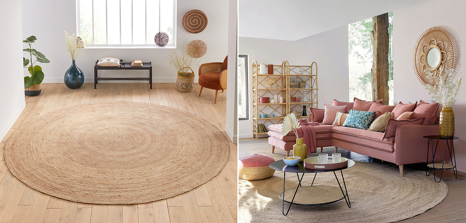 Ковер Round Carpet 100% джут Ковер Round Carpet 100% джут - Loft-Concept в Омске