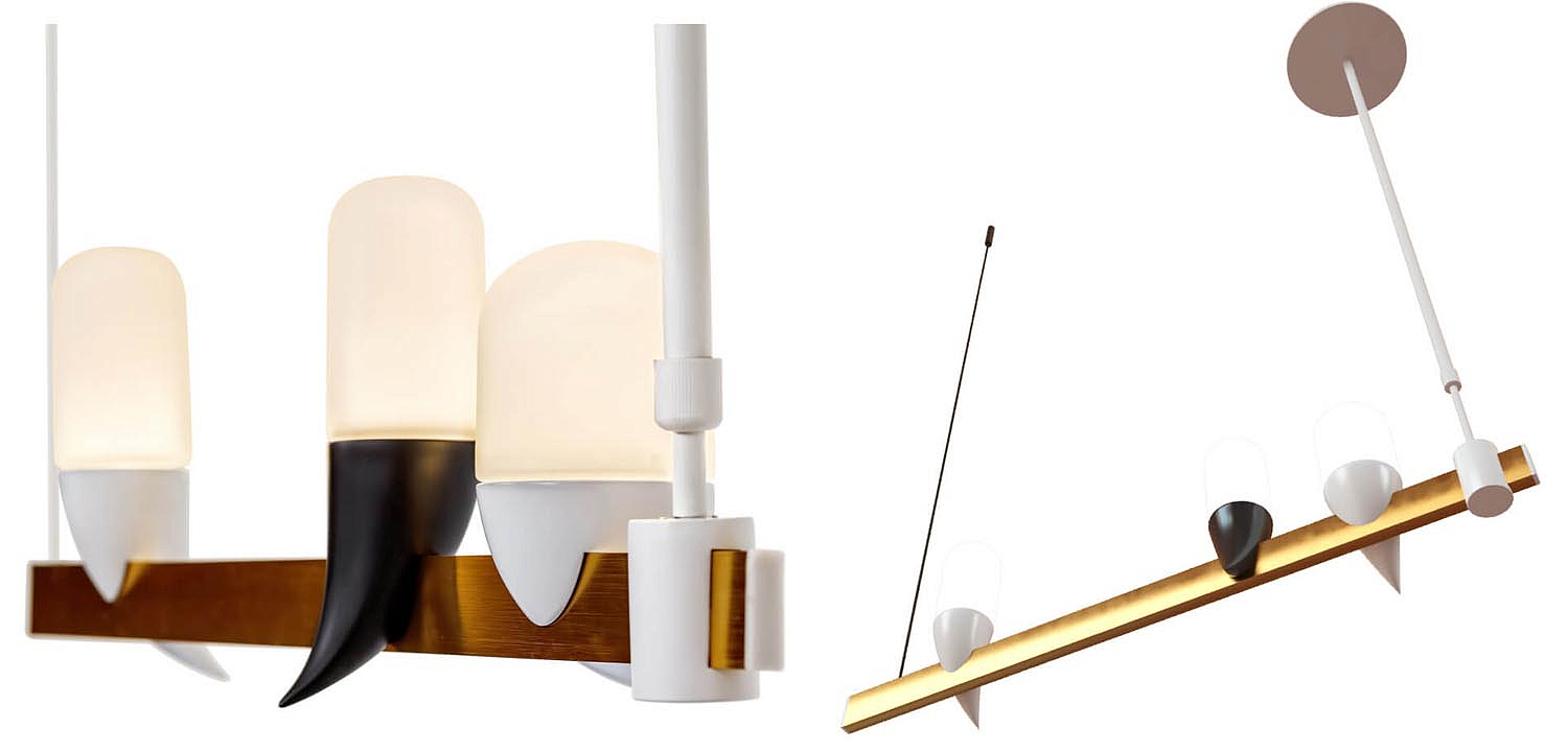 Люстра Ebenezer Chandelier Linear white 60 Люстра Ebenezer Chandelier Linear white 60 - Loft-Concept в Омске