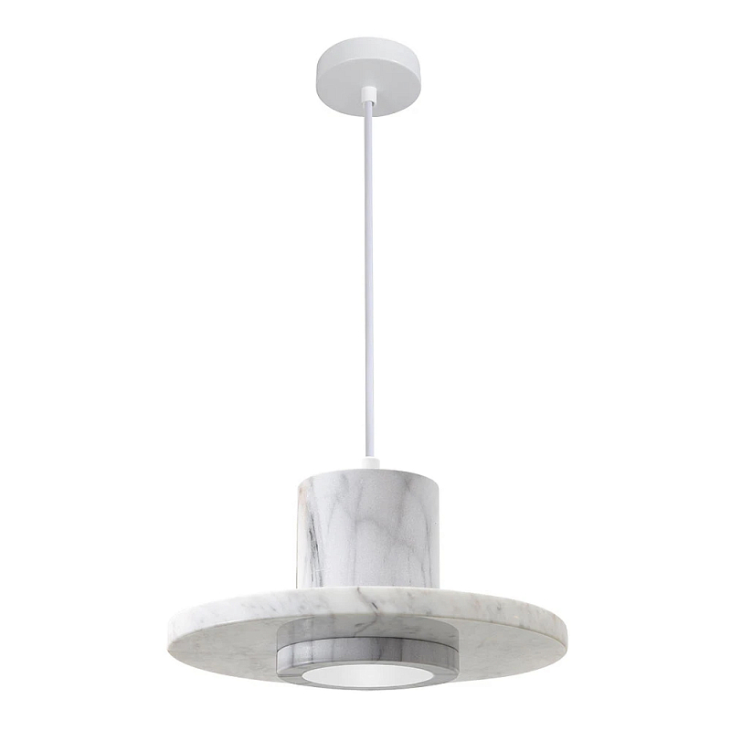 Подвесной светильник Douro Light белый мрамор Белый Белый Мрамор Bianco в Омске | Loft Concept 