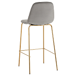 Барный стул на золотистых ножках VENDRAMIN Grey варинант исполнения - 4 | Loft Concept в Омске