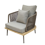 Кресло уличное серое Street Comfort  варинант исполнения - 1 | Loft Concept в Омске