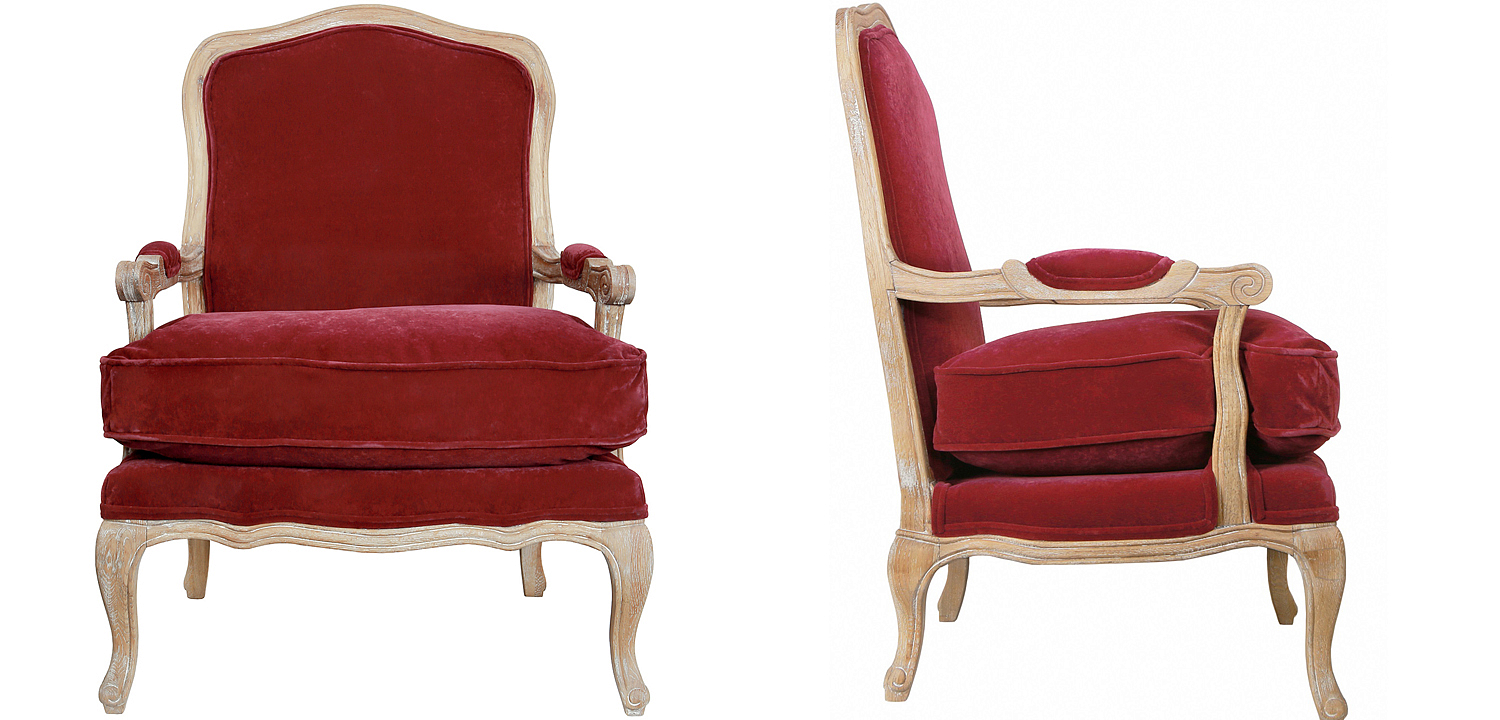 Кресло Joseph Chair burgundy Кресло Joseph Chair burgundy - Loft-Concept в Омске