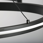 Люстра подвесная светодиодная в виде волнообразной ленты Ribbon Vortex варинант исполнения - 9 | Loft Concept в Омске