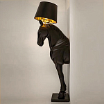 Horse Statue Floor Lamp Большой светильник Черная Лошадь варинант исполнения - 3 | Loft Concept в Омске