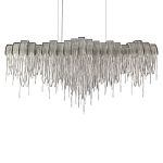 Люстра подвесная с металлическими дугами и длинными цепочками 115 см Atlantis Chain варинант исполнения - 15 | Loft Concept в Омске