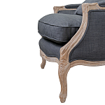 Кресло Ava Classical Armchair graphite flax варинант исполнения - 5 | Loft Concept в Омске