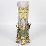 Фарфоровая ваза с бронзовыми элементами Eden Garden варинант исполнения - 6 | Loft Concept в Омске