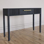 Элегантная Консоль Primo с выдвижным ящиком Черный дуб варинант исполнения - 2 | Loft Concept в Омске