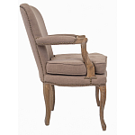Кресло Aubrey Classical Armchair brown flax варинант исполнения - 1 | Loft Concept в Омске